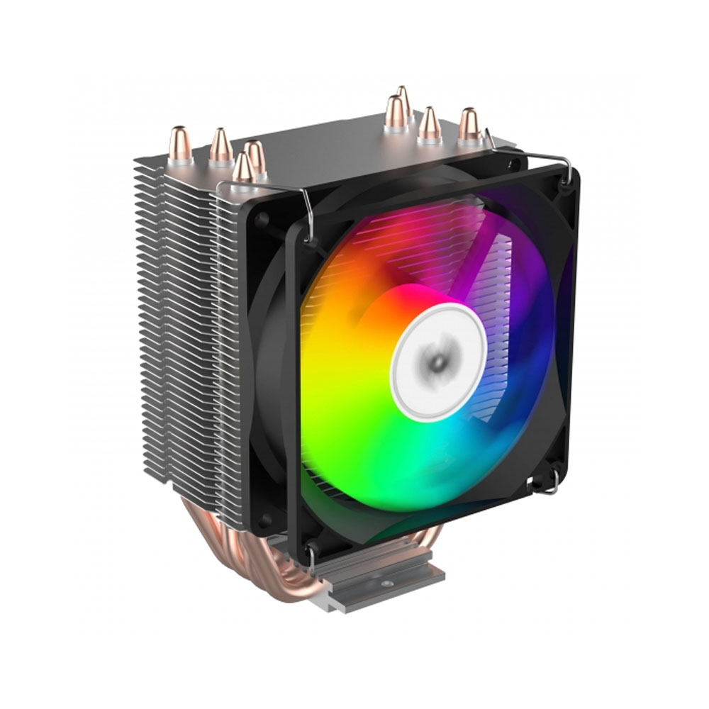Процессорный кулер 2E Gaming Air Cool AC90D4-ARGB, LGA, AM, FM, TDP 130W Процессорный кулер 2E Gaming Air Cool AC90D4-ARGB, LGA, AM, FM, TDP 130W