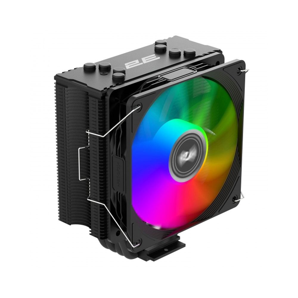 Процессорный кулер 2E Gaming Air Cool ACN120B-ARGB, LGA, AM, FM, TDP 180W Процессорный кулер 2E Gaming Air Cool ACN120B-ARGB, LGA, AM, FM, TDP 180W
