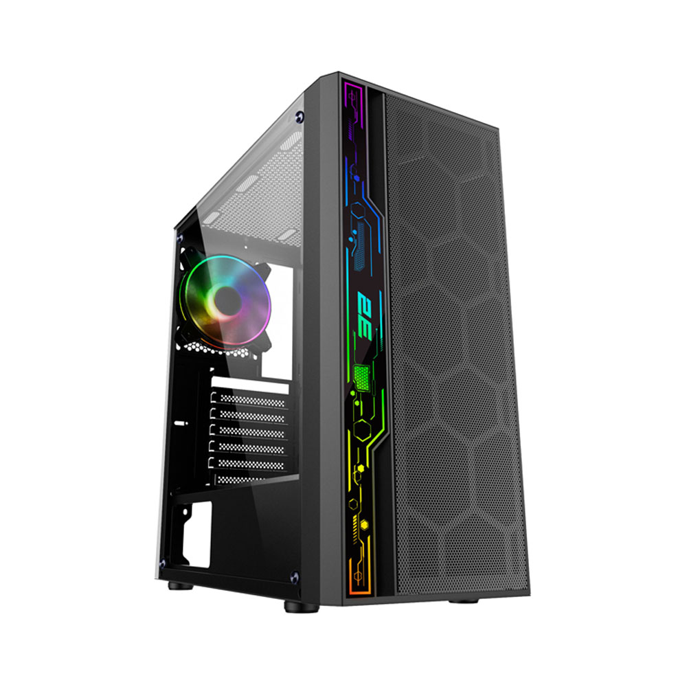 Корпус 2E Gaming Spero G2052 без БП, ARGB, TG Side Panel ATX чёрный Корпус 2E Gaming Spero G2052 без БП, ARGB, TG Side Panel ATX чёрный