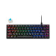 Клавиатура игровая 2E Gaming KG370 RGB, 68key, Gateron Blue Switch, USB, Black, Ukr