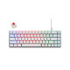 Клавиатура игровая 2E Gaming KG370 RGB, 68key, Gateron Red Switch, USB, White, Ukr