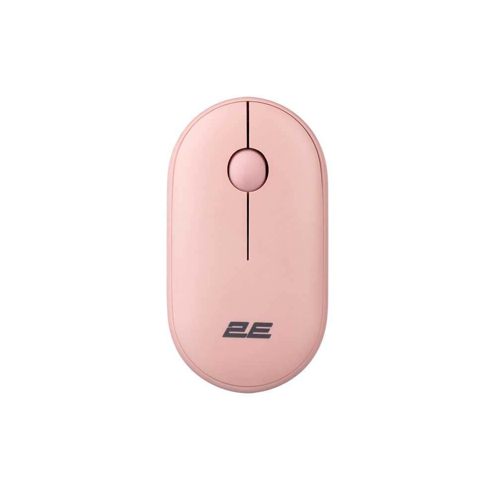 Мышь 2E MF300 Silent, WL/BT, Mallow pink