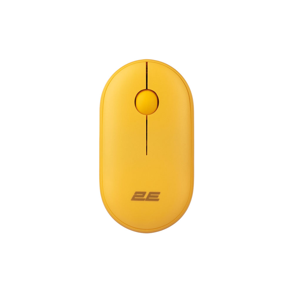 Мышь 2E MF300 Silent WL BT, Sunny yellow