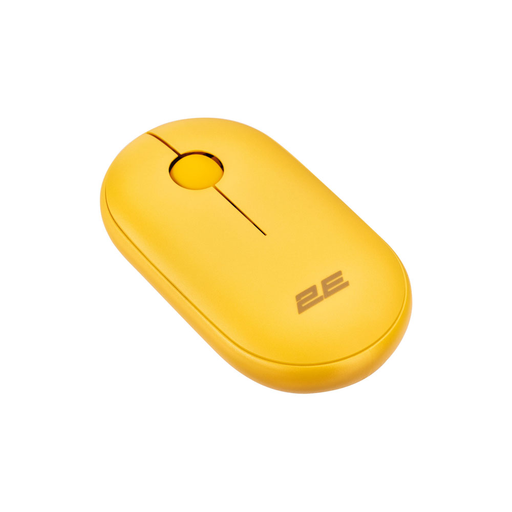 Мышь 2E MF300 Silent WL BT, Sunny yellow Мышь 2E MF300 Silent WL BT, Sunny yellow