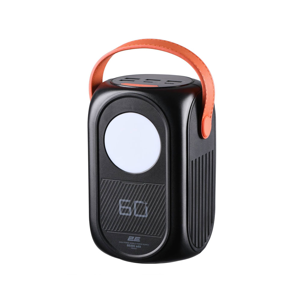 Портативное зарядное устройство 2E Power Bank Travel 60000mAh PD, черный Портативное зарядное устройство 2E Power Bank Travel 60000mAh PD, черный