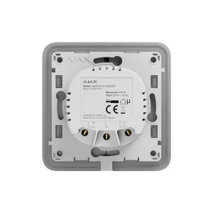 Реле двухклавишный выключатель Ajax LightCore 2-gang for LightSwitch Jeweler, беспроводной Реле двухклавишный выключатель Ajax LightCore 2-gang for LightSwitch Jeweler, беспроводной