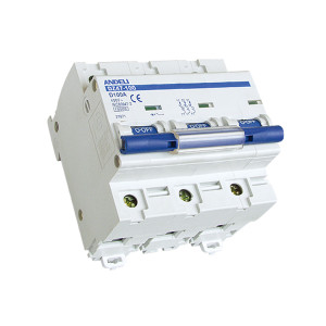 Автомат выключатель ANDELI DZ 47-100D-3P 63A, 80A, 100A, 125A 6кА Автомат выключатель ANDELI DZ 47-100D-3P 63A, 80A, 100A, 125A 6кА