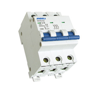 Автомат выключатель ANDELI DZ 49-63-3P 2A, 6A, 10A, 16A, 25A, 32A, 40A 6кА Автомат выключатель ANDELI DZ 49-63-3P 2A, 6A, 10A, 16A, 25A, 32A, 40A 6кА