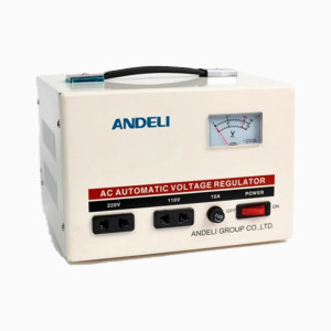 Стабилизатор напряжения ANDELI ASV-1500VA 150-250V Стабилизатор напряжения ANDELI ASV-1500VA 150-250V
