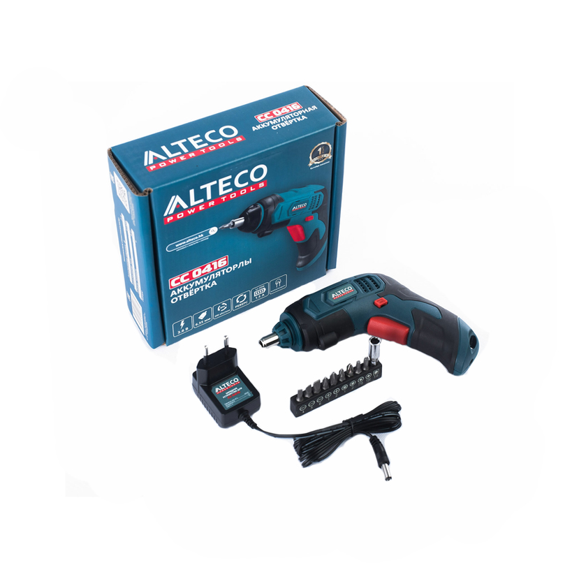 Аккумуляторная отвёртка ALTECO СС 0416 