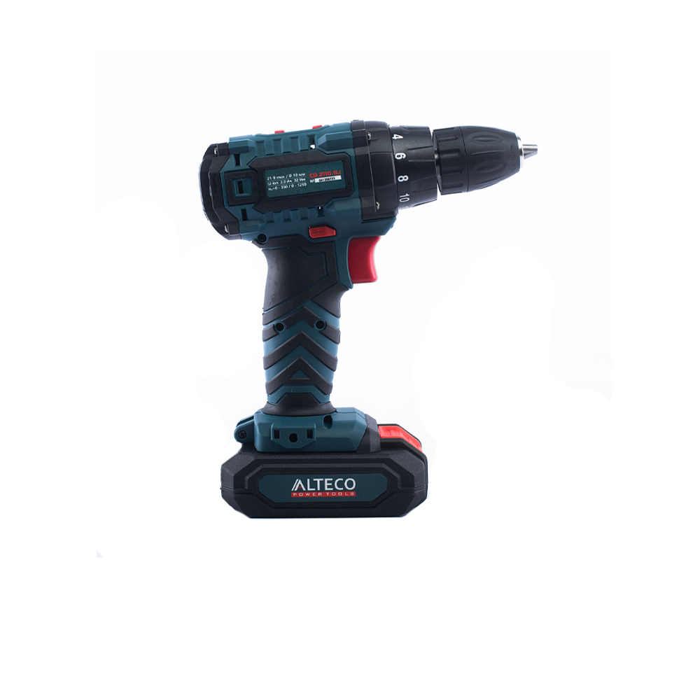 Аккумуляторная дрель шуруповёрт ALTECO CD 0413 (CD 2110.1) / 21V 