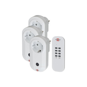 Комплектный дистанционный выключатель Comfort-Line RC CE1 3001 Brennenstuhl 1507040 Комплектный дистанционный выключатель Comfort-Line RC CE1 3001 Brennenstuhl 1507040