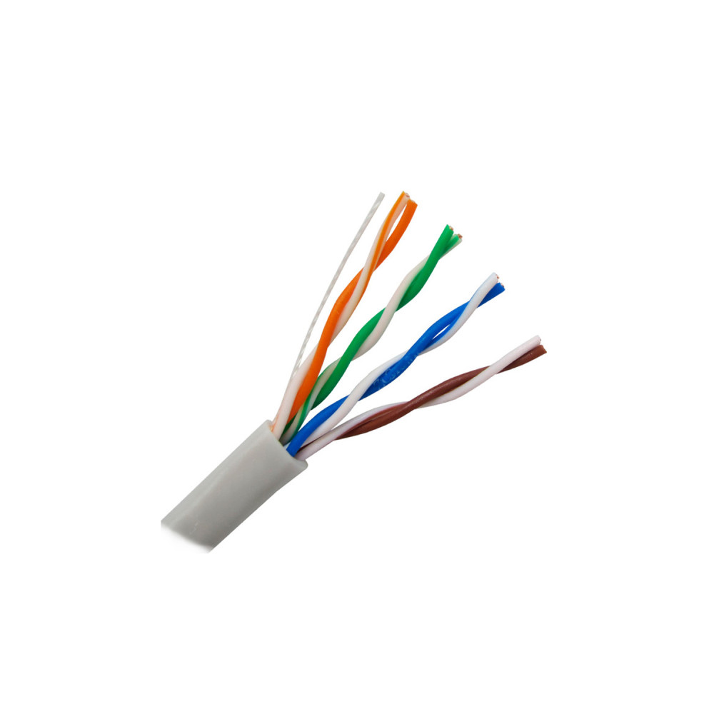 Сетевой кабель UTP cat 5e  4x2х0,5 (серый)