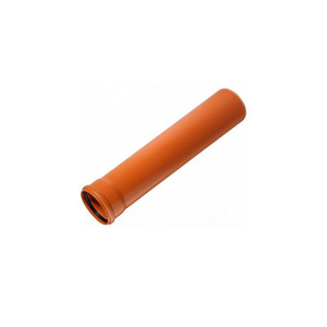Труба канальная оранжевая CLIMADENS 110x3,4x 1000 мм (Россия)