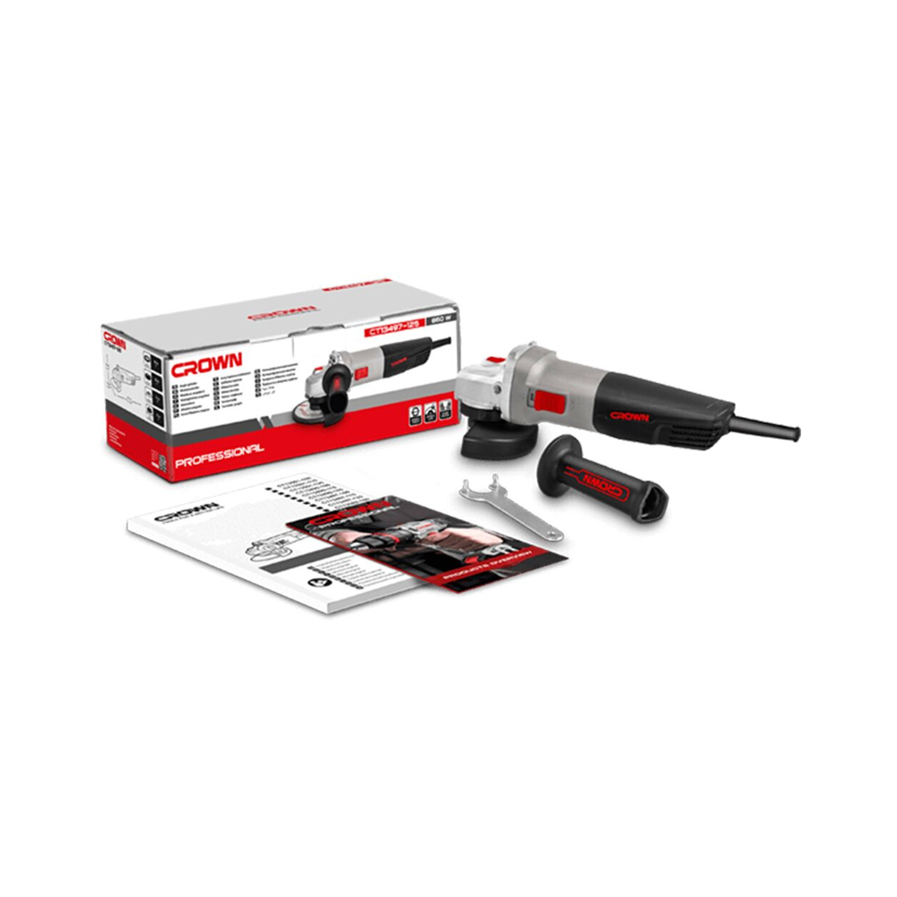Угловая шлифмашина Crown CT13497-125