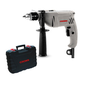 Дрель ударная CROWN CT10065 600W 13mm + кейс Дрель ударная CROWN CT10065 600W 13mm + кейс