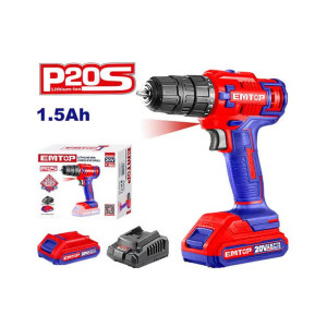 Аккумуляторный шуруповерт Emtop ECDL620011