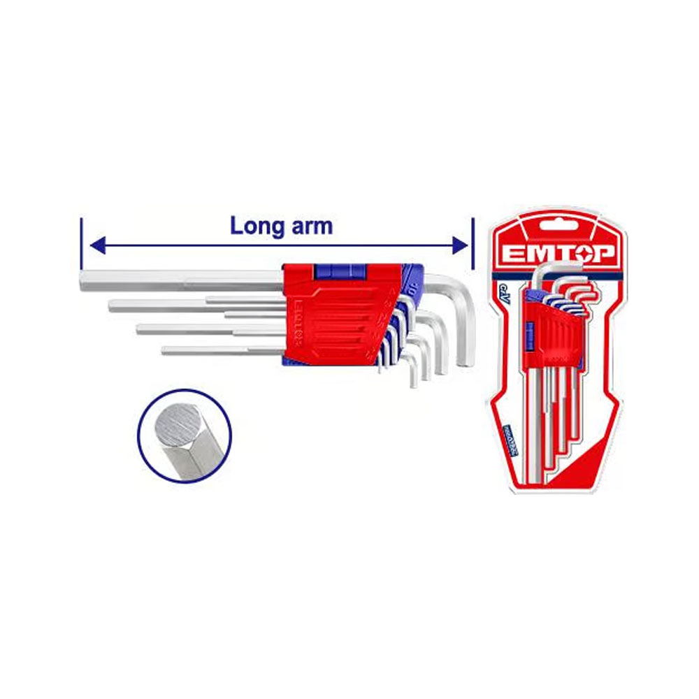 Шестигранный ключ Emtop EHKY1091