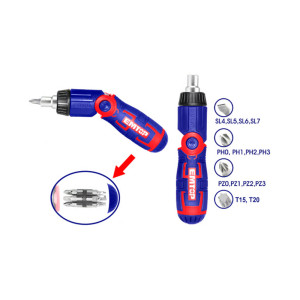 Набор отверток с трещоткой Emtop ESDRH1502 Набор отверток с трещоткой Emtop ESDRH1502