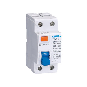 УЗО CHINT NL1-63 6kA 2P 30mA type AC 16A, 25A, 40A