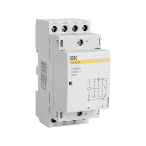 Контактор модульный IEK КМ40-40 AC/DC Контактор модульный IEK КМ40-40 AC/DC