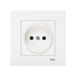 Розетка VIKO KARRE одинарная без заземления 16А