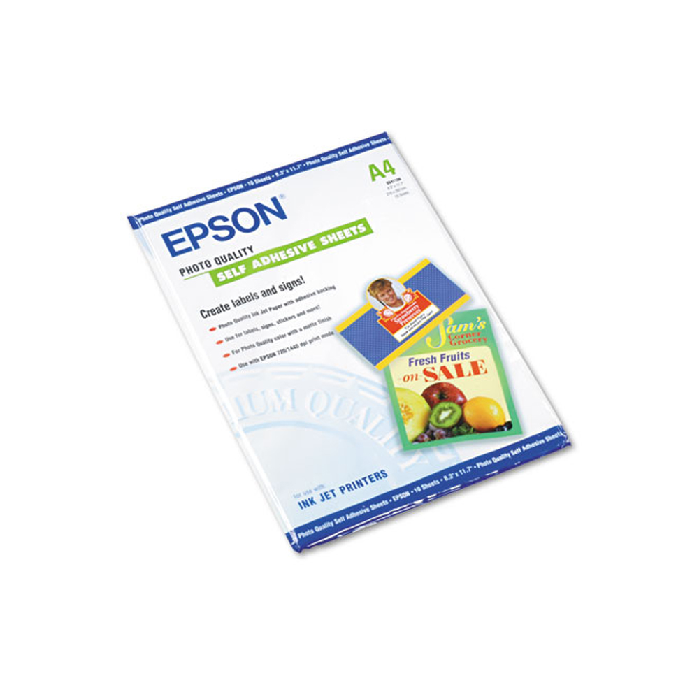 Фотобумага Epson Photo Quality Self-Adhesive Paper A4