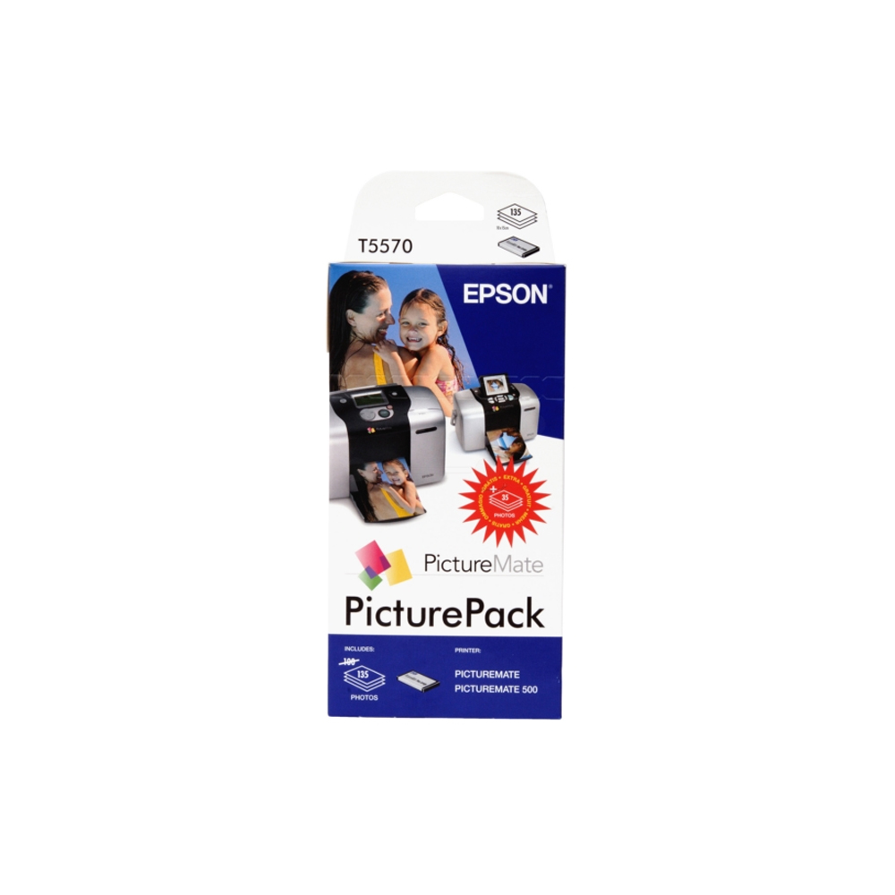 Комплект фотобумаги и  6-цвет. картриджа Epson PicturePack(135) для принтера Epson PictureMate/PM500
