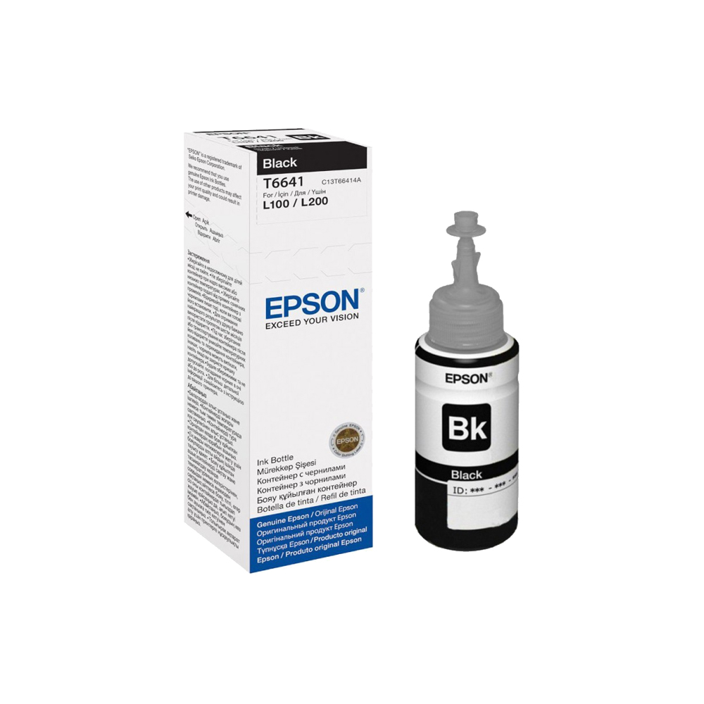 Чернила EPSON T6641 BK