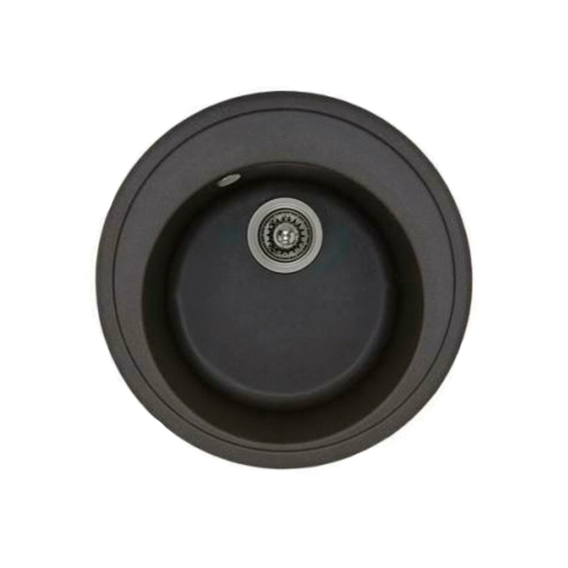 Кухонная стальная мойка HOFMANN SS6550SS/HF Black