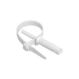 Хомут дюбельный IEK ХД 7х150 белый (50шт/упак)