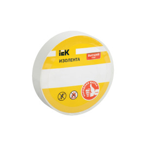 Изолента IEK 0,13х15 мм белая 20 метров Изолента IEK 0,13х15 мм белая 20 метров
