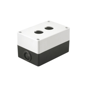 Корпус IEK КП102 для кнопок 2 место белый