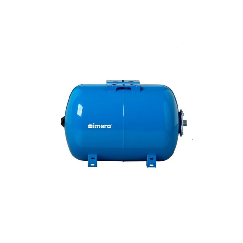 Расширительный бак IMERA AO-50L для водоснабжения (горизонтальный , синий, 1'')