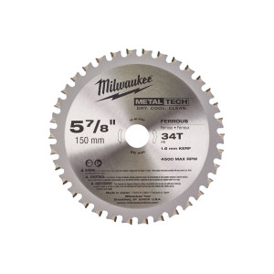 Диск пильный по металлу Milwaukee 150x20 Z34 Диск пильный по металлу Milwaukee 150x20 Z34