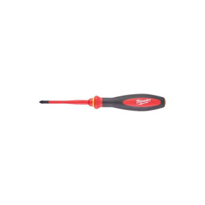 Отвертка изолированная тонкая Milwaukee VDE PH1 x80  Отвертка изолированная тонкая Milwaukee VDE PH1 x80