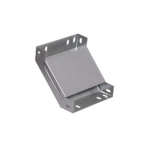 Поворот кабельного лотка на 90 град NURA 50х100 0,7мм вниз, вверх, оцинкованный