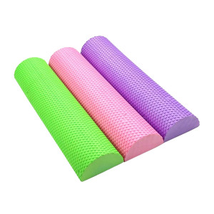 Массажный валик для пилатеса полукруг 30 см A387