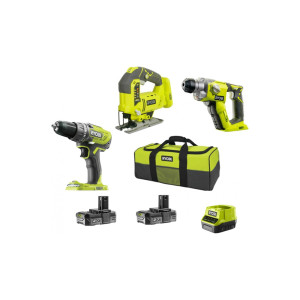 Набор электроинструментов RYOBI R18DDJSSDS-220S Набор электроинструментов RYOBI R18DDJSSDS-220S