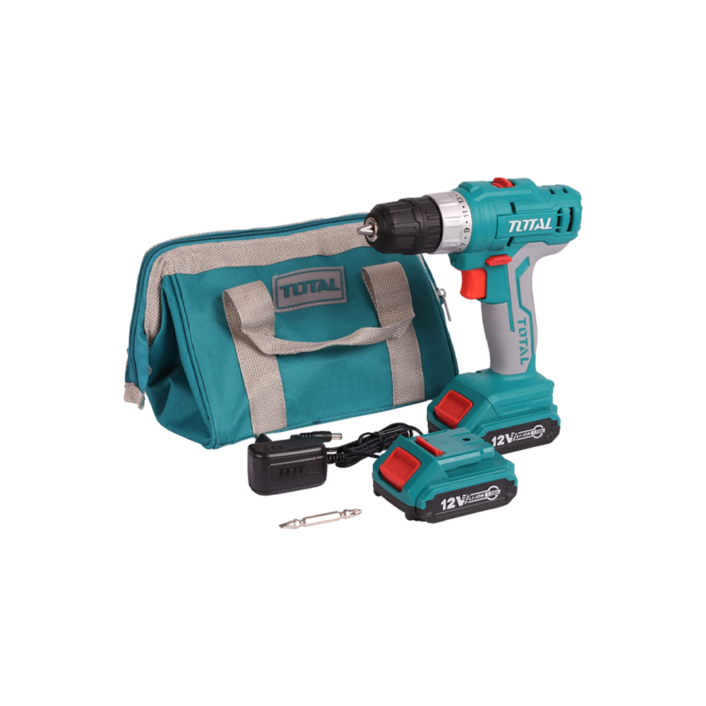 Аккумуляторная дрель-шуруповёрт TOTAL TDLI1222
