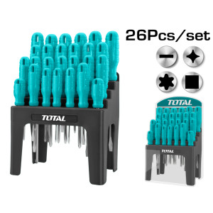 Набор отверток 26 шт TOTAL THTDC252601 Набор отверток 26 шт TOTAL THTDC252601