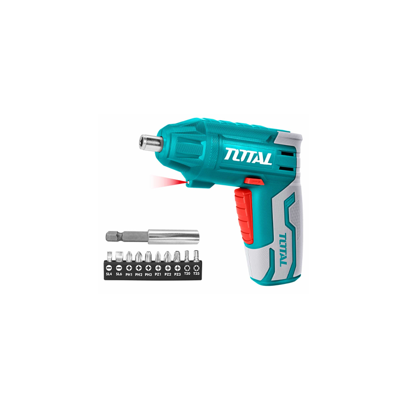 Аккумуляторная отвертка TOTAL TSDLI0401