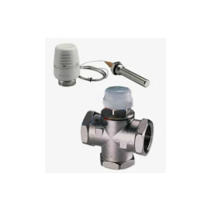 Термостатический трёхходовой смесительный кран 1" 501175-501422 Термостатический трёхходовой смесительный кран 1" 501175-501422