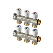 Коллектор EASY LOCK 1" из латуни 3/4"-2 вых. 506324nbr Коллектор EASY LOCK 1" из латуни 3/4"-2 вых. 506324nbr