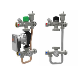 Смесительная группа с байпасом и с насосом MULTIFLOOR 500414pe Смесительная группа с байпасом и с насосом MULTIFLOOR 500414pe