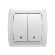 Выключатель VIKO CARMEN проходной двойной