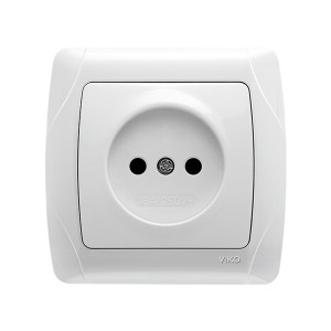 Розетка VIKO CARMEN одинарная без заземления 16A Розетка VIKO CARMEN одинарная без заземления 16A