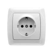 Розетка VIKO CARMEN одинарная с заземлением 16A Розетка VIKO CARMEN одинарная с заземлением 16A