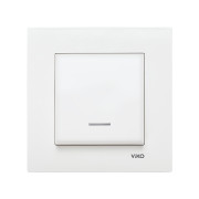 Выключатель VIKO KARRE с индикатором одинарный  