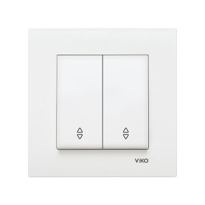 Выключатель VIKO KARRE проходной двойной 